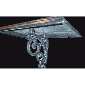 Homco Wall Shelf With Decorative Bracket Design Plastic